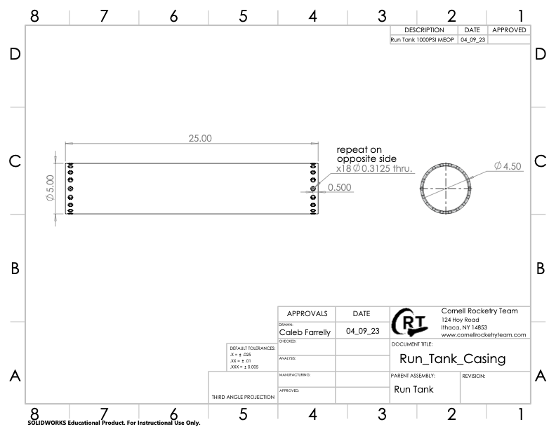 Casing Drawing